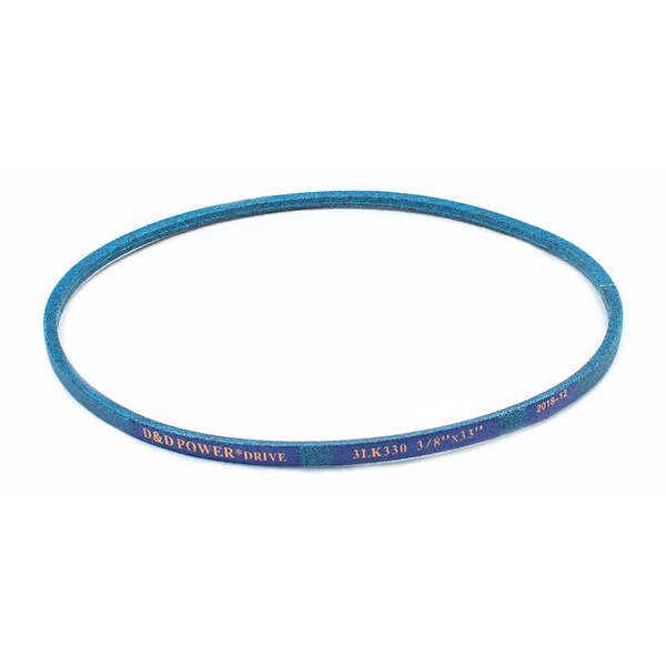 D&D 3LK330 33" Outside Length, 3/8" Top Width, 1 Ribs 3LK330 - main